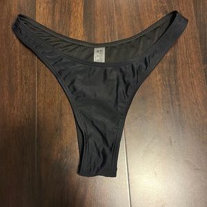 Shein black cheeky bikini bottoms